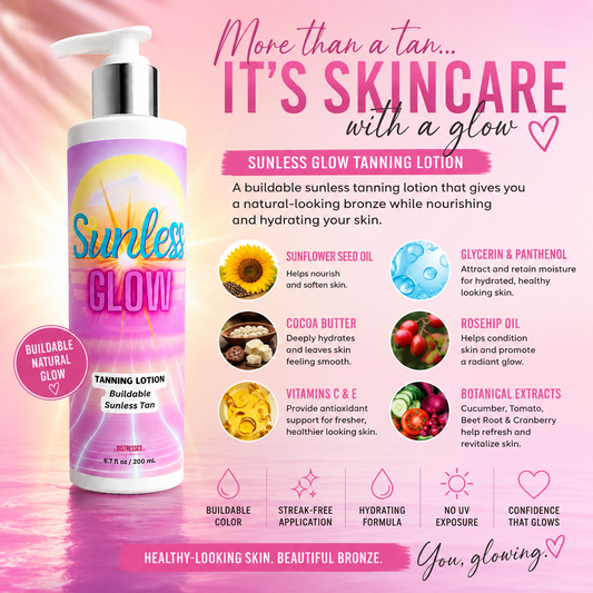 Sunless Glow Tanning Lotion