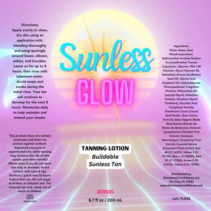 Sunless Glow Tanning Lotion