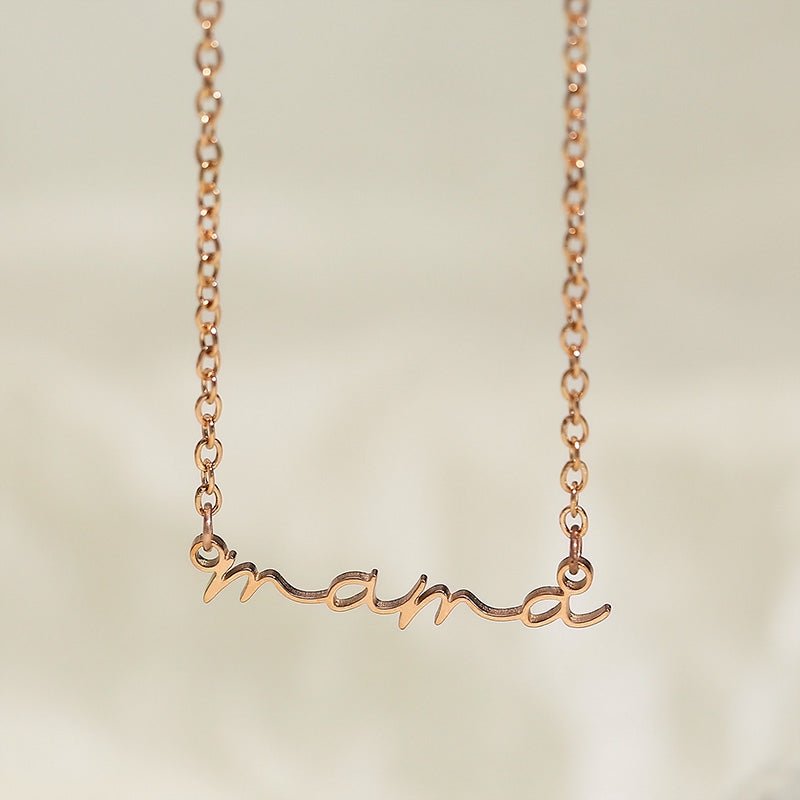 MAMA Stainless Steel Necklace - Distressed Confidence