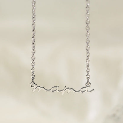 MAMA Stainless Steel Necklace - Distressed Confidence