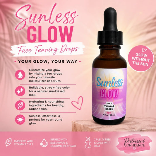 Sunless Glow Face Tanning Drops